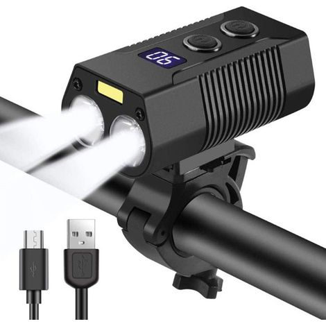 Lumiere Velo 750Lumen Super Lumineux, 4000 mAh Autonomie Très Longue Rechargeable (1/4)