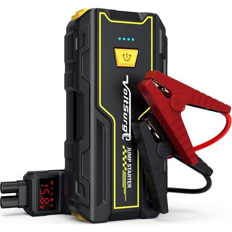Booster Batterie Voiture 4000 Amp (7.0L+ Essence / 5.5L+ Diesel) Démarreur Portable Jump Starter pour Batterie au Lithium 12V (D01) (1/5)