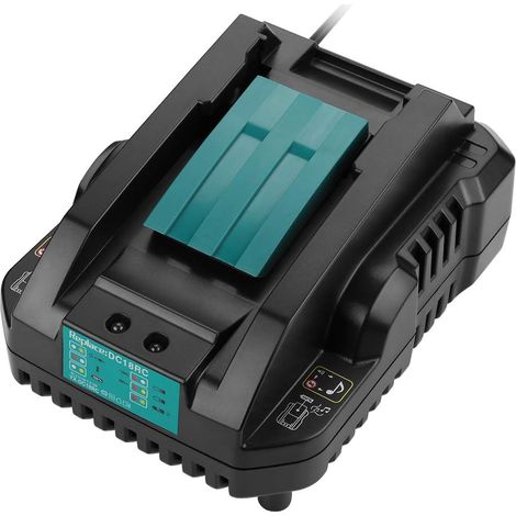 14,4V18V 4A Chargeur de Rechange pour Makita 14.4V 18V BL1850 BL1840 BL1830 BL1430 BL1415 Batterie & DC18RA DC18RC DC18RD DC18SF Chargeur (1/4)