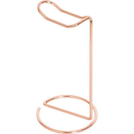 Kopfhörerständer für den Schreibtisch, Kopfhörerhalterung, universeller Kopfhörerhalter aus Eisen – 22 x 11 cm – Roségold (1/3)