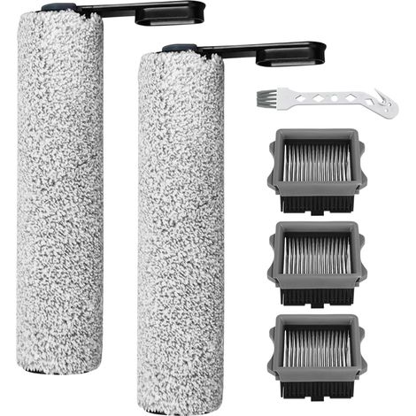 AQUATECHNICK - brosses à rouleau de rechange pour Tineco Floor One — brossage et lavage efficaces, rendement durable (1/5)
