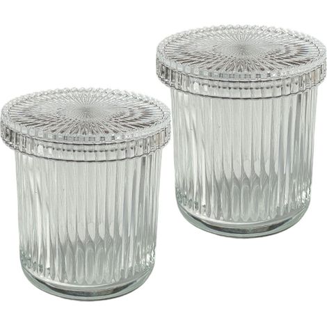 Set di organizer grigio fumo con coperchio
