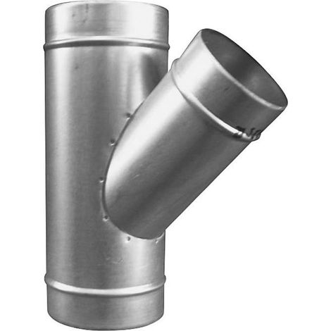 Zehnder Wickelfalz T-Stück 45 Grad DN 160/160/160