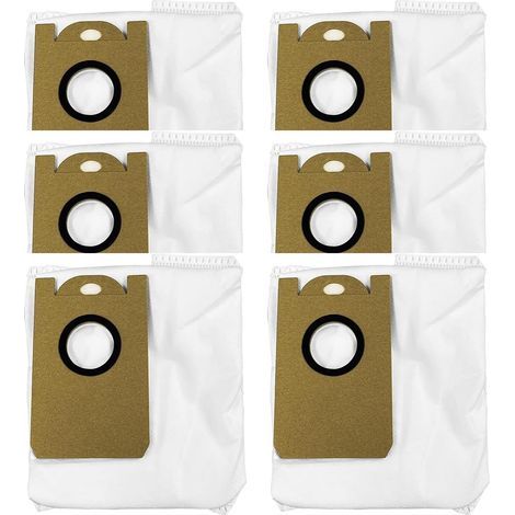 6-pack of Sweeper dust bags for Honiture Q5, Q6, Q6 PRO, Laresar L6 Pro, Imou L11 Pro, Airrobo T10+, Neabot N2 (1/4)