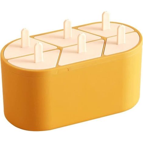 Set di 6 stampi riutilizzabili per ghiaccioli per bambini (Y) [1561] (1/4)