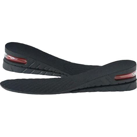 Semelle intérieure unisexe à 2-4 couches rehaussante (5 à 9 cm), coussin d'air amortissant les chocs, rehausseur de chaussure. (1/5)