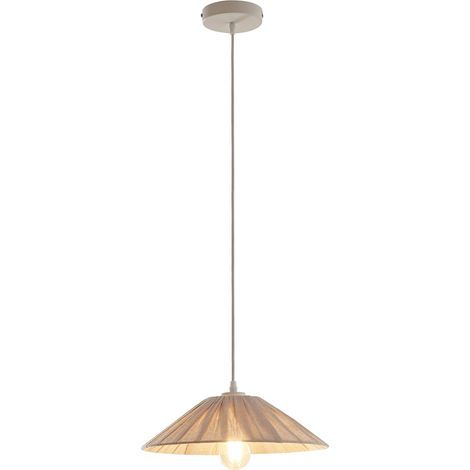 Lampada da terra/sospensione bianca/beige 030010734