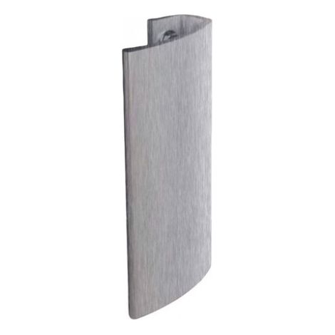 Poignée de tirage incurvée pour portail - aluminium - métal - hauteur 120 mm - TIRARD (1/5)
