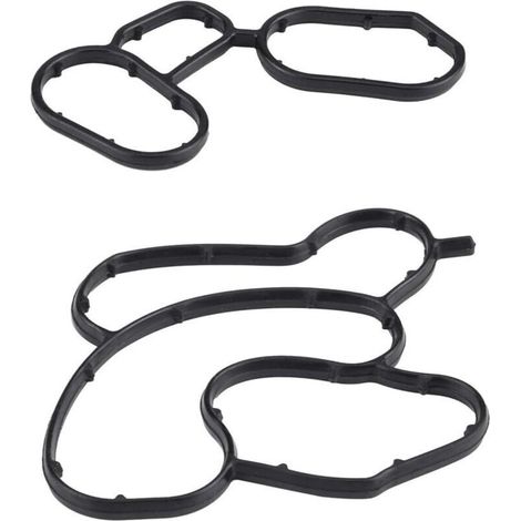 Junta de la carcasa del filtro de aceite del motor compatible con BMW Serie 1, 3, 5, X1 y X3 (números de pieza: 11427508970 y 11427508971). - Crezuo