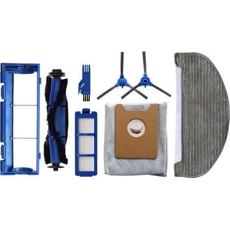 Compatible avec les accessoires pour aspirateur robot eufy G40/G40 Hybrid : filtre, brosse rotative, brosse latérale, serpillière, chiffon et sac poubelle. (1/4)