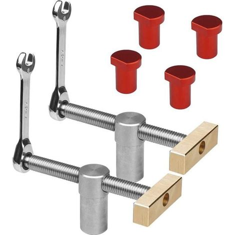 Pinces pour Chien D'établi à Bois avec Ensembles D'Arrêt, Pince à Pince pour Outils de Menuiserie (20 Mm) ODIPIE (1/4)