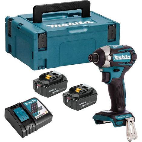 Visseuse à chocs 18V LXT 175Nm (2x4,0 Ah) en MAKPAC - MAKITA DTD154RMJ