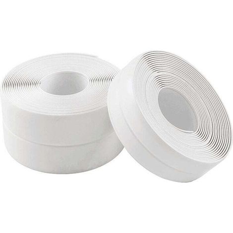 Ruban Etanchéité - Angle Préformé - Pour Joints Cuisine Salle De Bain - Blanc - 3,2 M × 2,2 Cm - 3 Pièces (1/5)