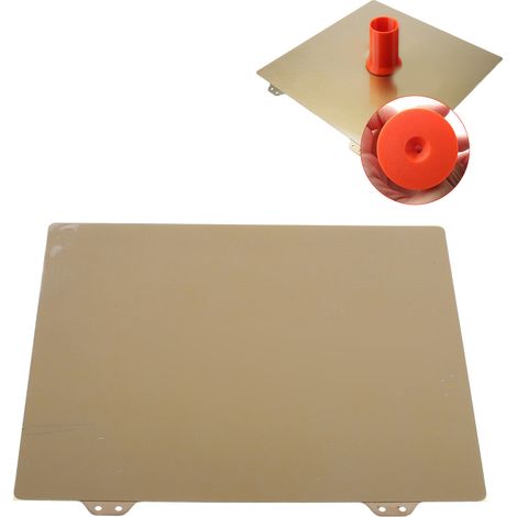 Plaque d'acier dorée JanusBPS Ender-3/3pro 235235 mm, acier en poudre PEI (1/5)