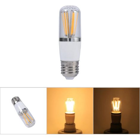 Ampoule LED Vintage E27 6W 12V Blanc Chaud pour Lustre, Ampoule Filament Cristal PVC avec CRI ≥70 360°, Durée 30000h. (1/5)
