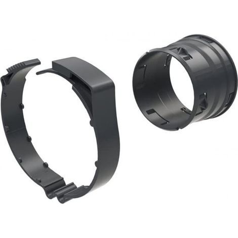 EasyClip D160 VMC-Verbinder 11033016 – Schwarze Kunststoffklemme – Schnelle, werkzeuglose Montage – Kompatibel mit halbstarren Kanälen (1/5)