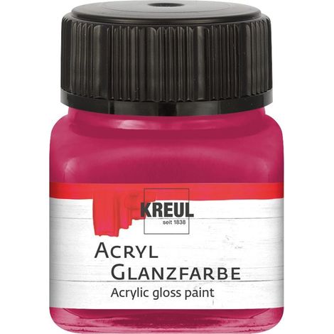 Kreul Acryl Glanzfarbe bordeaux 20 ml Acryl