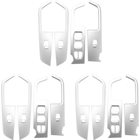 12x pour Hyundai Ix25 Creta, cache chromé pour interrupteur de lève-vitre d'accoudoir intérieur de porte, panneau de commande décoratif 2015-2019 (1/5)