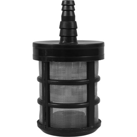 Crépine Aspiration Inox Anti-Obstruction Filtre Pompe Eau Filtre aspiration pompe eau avec tamis inox double couche, anti-débris pour arrosage jardin et usage domestique (1/5)