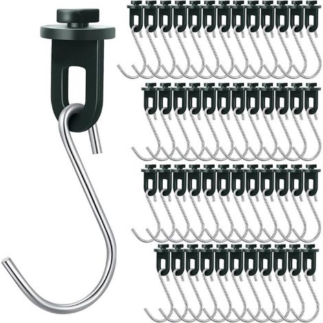 Pinces de suspension pour serre avec crochets en S (50 pièces) (1/5)