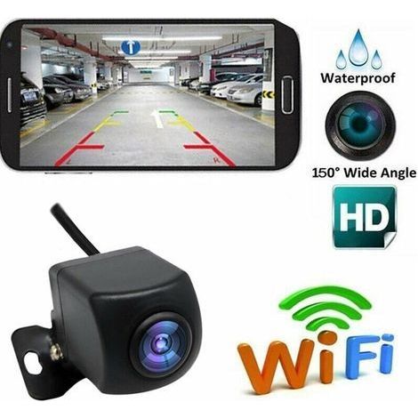Caméra de recul sans fil HD WiFi – Vision nocturne 5-10M – Étanchéité IP67 – Angle de vision 120° – Compatible iOS et Android (1/5)