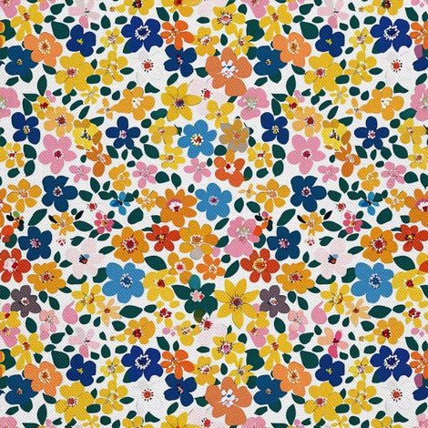 Tela decorativa para exteriores Oxford - Motivo de flores I DX5385 (1/5)
