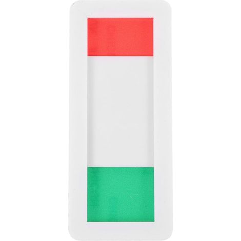 Indicateur Coulissante en Pmma de Porte Blanc Rappel Clair Anti-rayures Panneau Stylé pour Intimité Assurée et pour Toilettes et Bureaux (1/5)