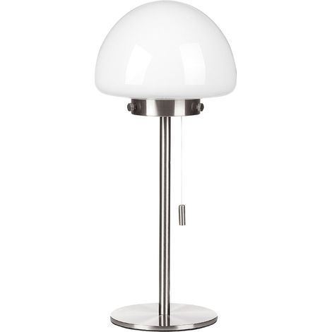 Tischlampe MORUGA Metall Silber