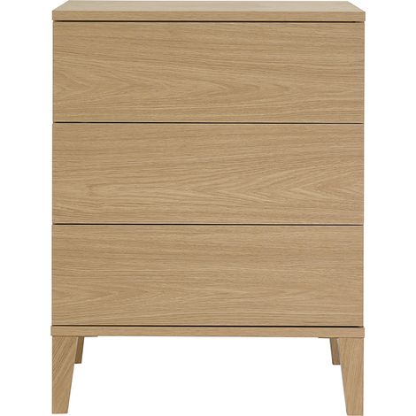 Meuble de salle de bain finition bois chêne L60 cm FREDDY (1/5)