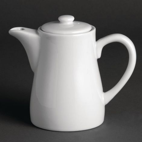 Cafetière en porcelaine blanche Olympia Whiteware 310ml - Lot de 4 (1/3)