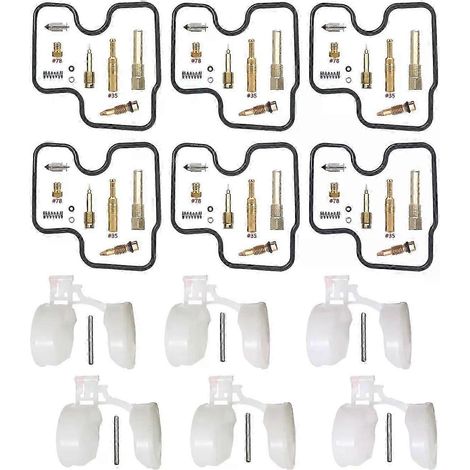 Kit de 6 carburateurs pour Valkyrie 1500 (GL1500C, GL1500G, GL1500CT) comprenant le flotteur (SC34-C) (1/3)