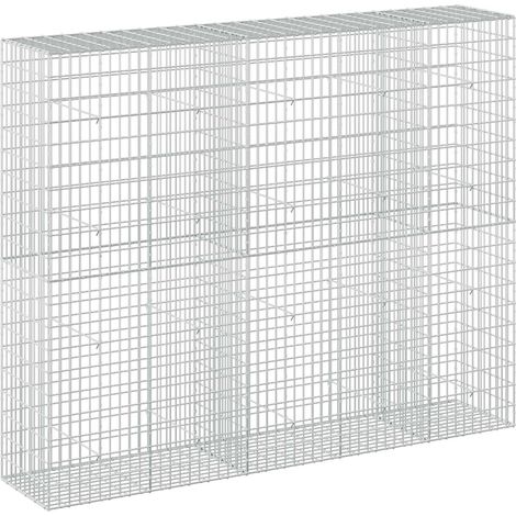 Gabion avec Fil de 3,5 mm et Maille de 5x10 cm 250x50x200 cm vidaXL (1/4)