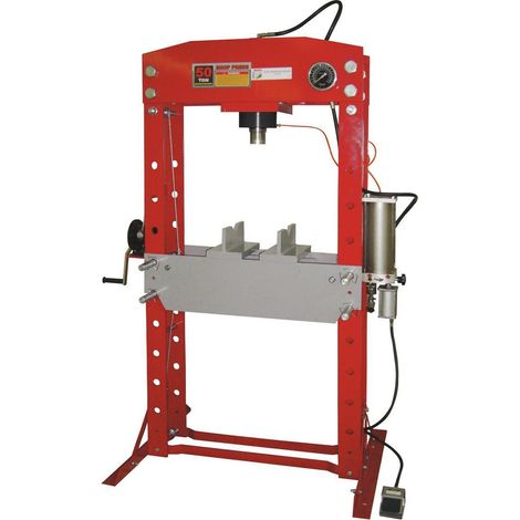 Pressa idraulica manuale e pneumatica 50t Holzmann wp50h