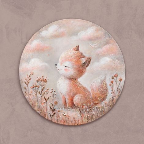 Gemälde Foxy auf Keilrahmen 70 cm (1/5)