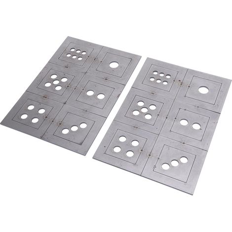 Kit complet de formation au soudage de l'acier (2 coupons, dés à 6 faces, plaques d'entraînement) pour la fabrication métallique, visant à améliorer les compétences. (1/5)