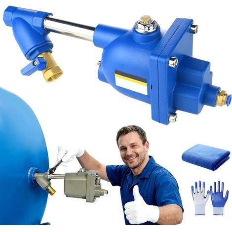 Automatisches Ablassventil ohne Luftverlust, automatisches Ablassventil für Luftkompressoren, 1,6 MPa automatischer Ablasser mit Vorfilterventil für Kompressor-Lufttank, schnelle Entleerung, kein Stro (1/5)