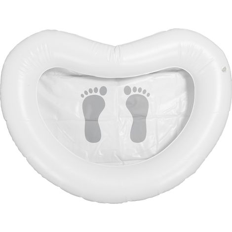Bassin de trempage pour pieds gonflable, portable et durable, bac de trempage pour entrée de piscine, échelle de piscine, lavage des pieds (1/5)