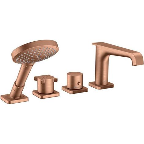 hansgrohe AXOR Citterio E 4-Loch Wannenrandarmatur mit (1/4)
