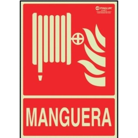 SEÑAL 7004 PLÁSTICO 297x210 "MANGUERA" LUM MANGUERA (ABAJO)