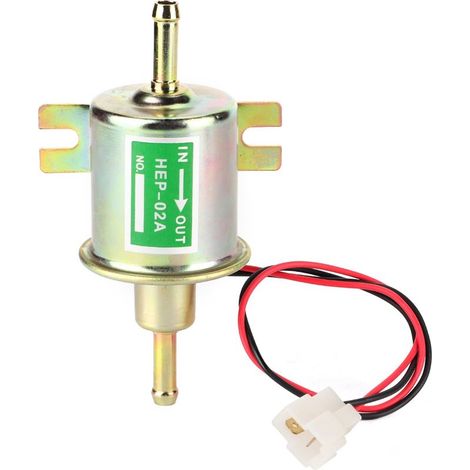 Bomba de combustible eléctrica, perno universal de baja presión para bomba de combustible eléctrica de 12 V para asegurar la bomba de combustible diésel HEP-02A (1/5)