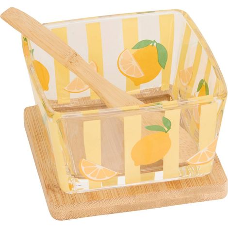 Aperitif-Set 3 Schalen Fruity - Gelb (1/5)