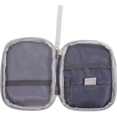 Trousse de Secours de Voyage Portable en Tissu Oxford pour Pharmacie  Légère, pour Voiture et Déplacements, Rangement des Remède et Accessoires D’urgence (1/5)