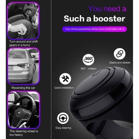 Bouton de Poignée, Boule de Rappel,Universel avec n'importe quel volant SUV, Tracteurs, Voitures, Bateaux de Booster de Volant de Direction (1/3)