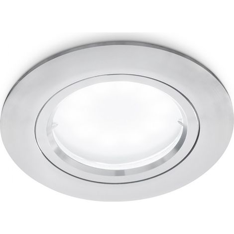 Spot encastrable gea led era gfa312 gu10 led ip44 spot salle de bain en placoplâtre aluminium