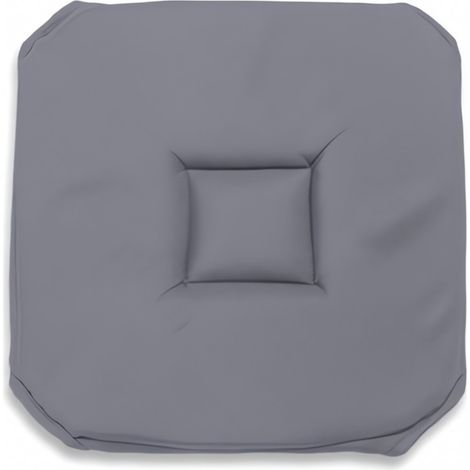Dessus de chaise gobelin 40x40X3 cm ALIX gris, par Soleil d'ocre