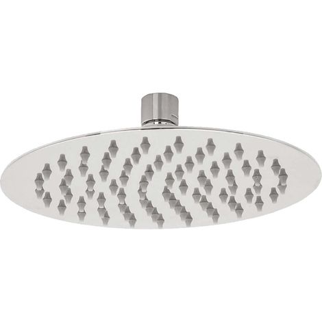 tecuro Antikalk Kopfbrause Regenbrause Ø 200 mm, Edelstahl poliert