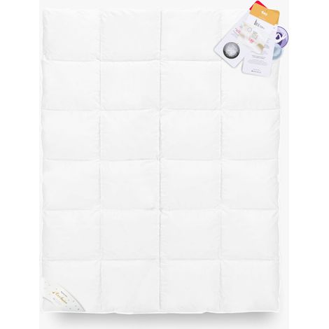 Bettdecke aus 100 % Gänsedaunen, 135 x 200 cm, Royal, 500 g, exklusiv (1/4)