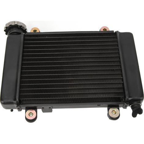 Radiateur de refroidissement à eau en alliage d'aluminium de remplacement pour véhicules tout-terrain à quatre roues motrices (VTT, tricycle, kart) 150-250 cm³ (1/5)