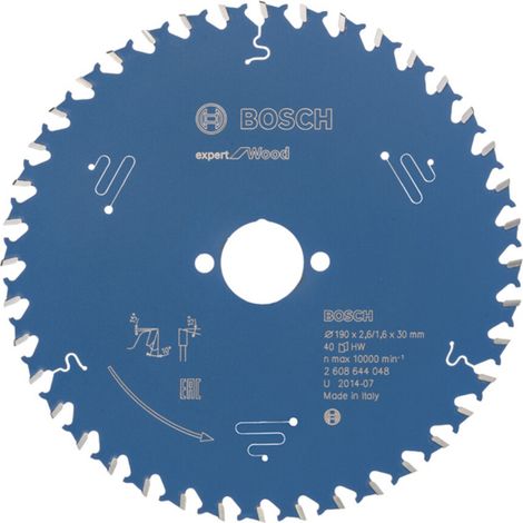 Bosch Accessories Expert for Wood 2608644048 Kreissägeblatt 190 x 30 x 1.6 mm Zähneanzahl: 40 1 St.
