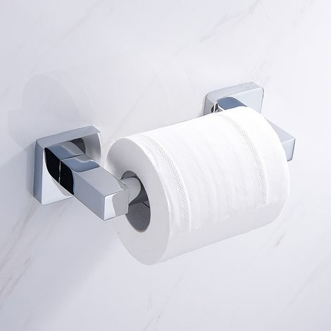 Porte-papier hygiénique contemporain, porte-serviettes en acier inoxydable Porte-papier hygiénique rétractable (1/5)